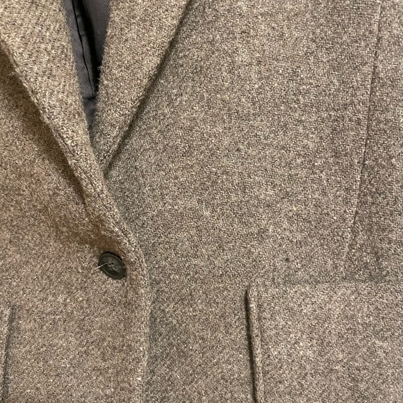 Brown tweed oversized blazer jacket BA&SH - Picture 7 of 7